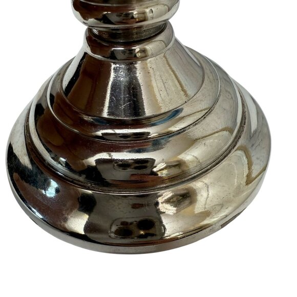 Pottery Barn Mercury Glass Egg Pedestal 8.5" high Pastel Blue Easter Decor - Picture 5 of 10